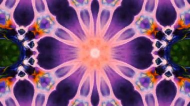 Soyut renkli Kaleidoscope hareketi