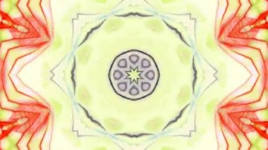 Soyut renkli Kaleidoscope hareketi