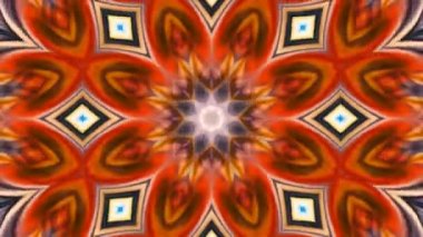 Soyut renkli Kaleidoscope hareketi