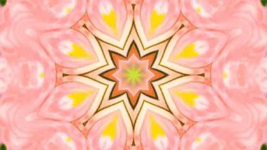 Soyut renkli Kaleidoscope hareketi
