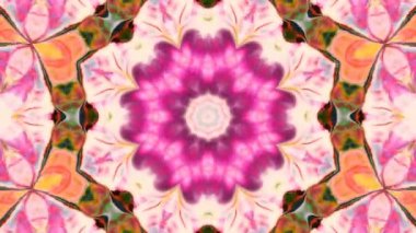 Soyut renkli Kaleidoscope hareketi