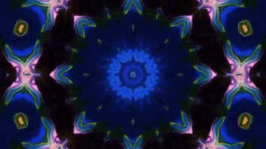 Soyut renkli Kaleidoscope hareketi