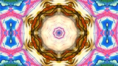 Soyut renkli Kaleidoscope hareketi