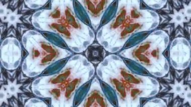 Soyut renkli Kaleidoscope hareketi