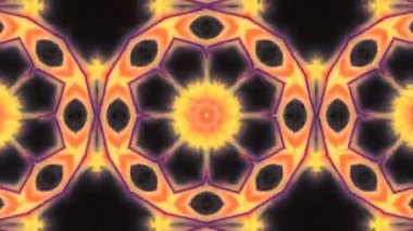 Soyut renkli Kaleidoscope hareketi
