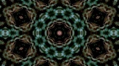 Soyut renkli Kaleidoscope hareketi