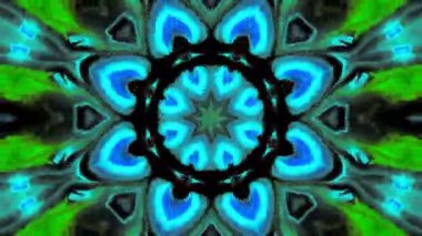 Soyut renkli Kaleidoscope hareketi