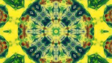 Soyut renkli Kaleidoscope hareketi