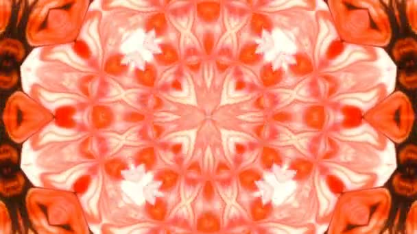 Abstract Colorful Kaleidoscope Movement — Stock Video