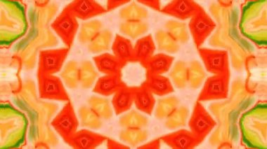 Soyut renkli Kaleidoscope hareketi