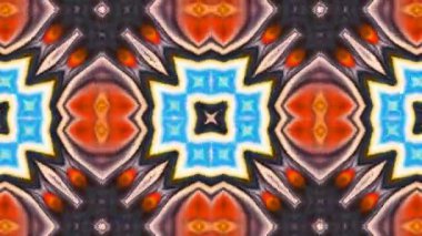 Soyut renkli Kaleidoscope hareketi