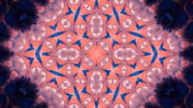 Soyut renkli Kaleidoscope hareketi