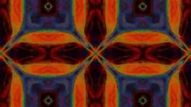 Soyut renkli Kaleidoscope hareketi