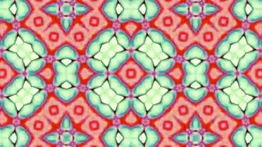 Soyut renkli Kaleidoscope hareketi