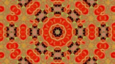 Soyut renkli Kaleidoscope hareketi