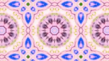 Soyut renkli Kaleidoscope hareketi