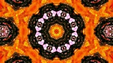 Soyut renkli Kaleidoscope hareketi