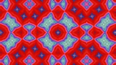 Soyut renkli Kaleidoscope hareketi