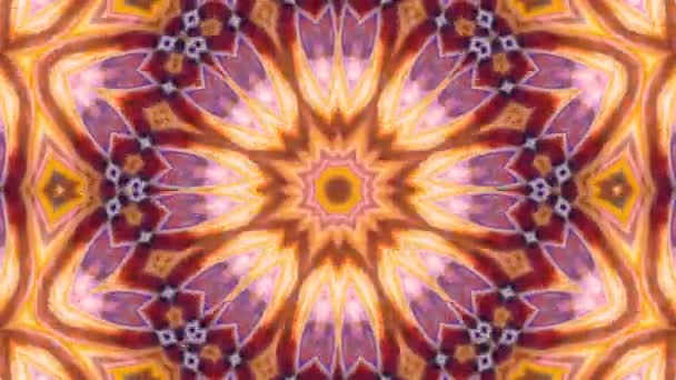 Abstract Colorful Kaleidoscope Movement — Stock Video