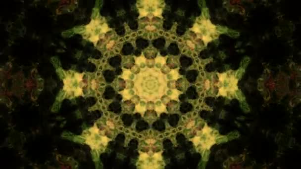 Soyut Renkli Kaleidoscope Hareketi — Stok video
