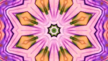 Soyut renkli Kaleidoscope hareketi