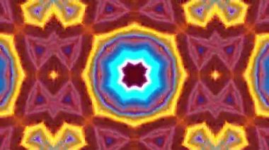 Soyut renkli Kaleidoscope hareketi