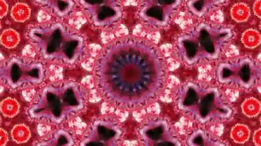 Soyut renkli Kaleidoscope hareketi