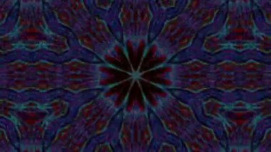 Soyut renkli Kaleidoscope hareketi