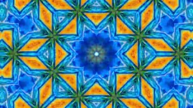 Soyut renkli Kaleidoscope hareketi