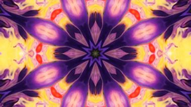 Soyut renkli Kaleidoscope hareketi