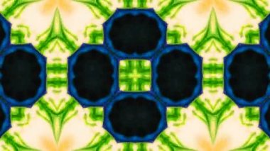 Soyut renkli Kaleidoscope hareketi