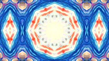 Soyut renkli Kaleidoscope hareketi