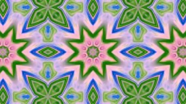 Soyut renkli Kaleidoscope hareketi