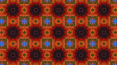 Soyut renkli Kaleidoscope hareketi