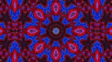 Soyut renkli Kaleidoscope hareketi