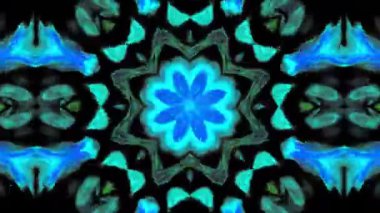 Soyut renkli Kaleidoscope hareketi