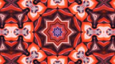 Soyut renkli Kaleidoscope hareketi