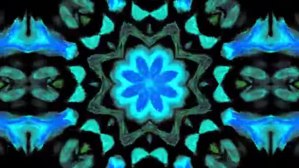 Abstract Colorful Kaleidoscope Movement — Stock Video