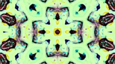 Soyut renkli Kaleidoscope hareketi