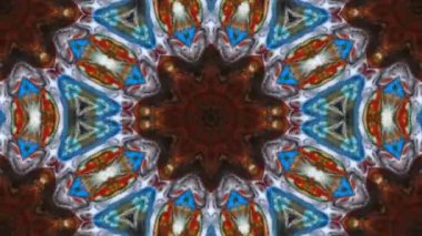 Soyut renkli Kaleidoscope hareketi