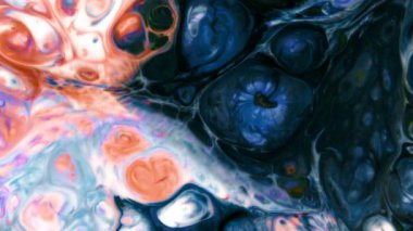 Soyut Renkli Boya Sıvı Sanatsal Hareket