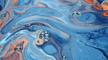 Soyut Renkli Boya Sıvı Sanatsal Hareket