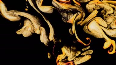 Soyut Renkli Boya Sıvı Sanatsal Hareket