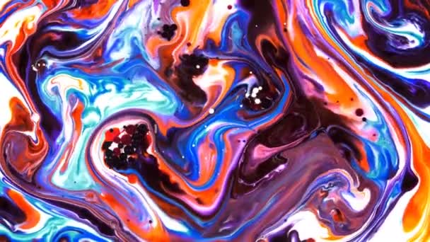 Abstrakte Grunge Art Ink Paint Spread Blast Explode Hintergrund — Stockvideo