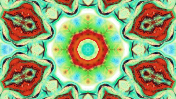 Abstrato colorido caleidoscópio fundo — Fotografia de Stock