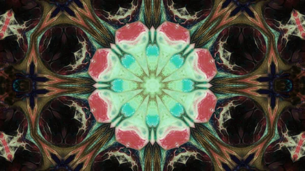 Pozadí abstraktní barevný kaleidoskop — Stock fotografie