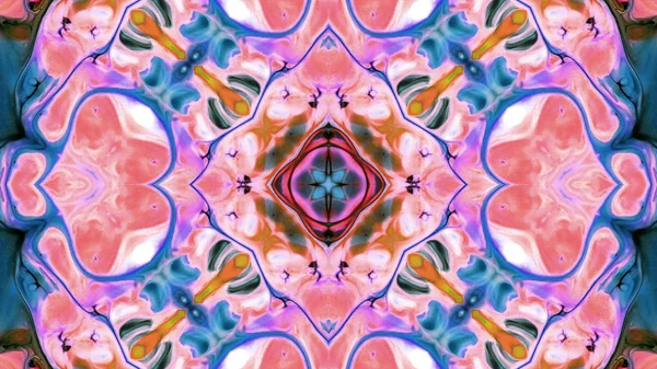 Pozadí abstraktní barevný kaleidoskop — Stock fotografie