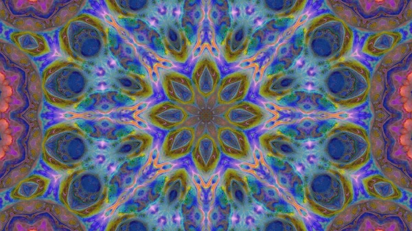 Pozadí abstraktní barevný kaleidoskop — Stock fotografie