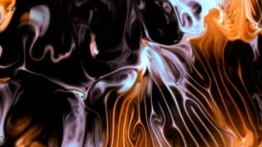  Soyut Renkli Boya Sıvı Sanatsal Hareket