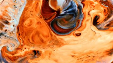  Soyut Renkli Boya Sıvı Sanatsal Hareket